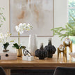 Uttermost Umbrian White & Brown Gourd Vases - Set of 2