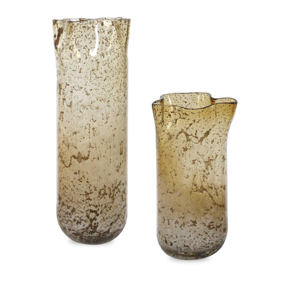 Uttermost Rhine Seeded Glass Vases - Set of 2