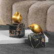 Uttermost Golden Finch Bird Figurines - Set of 2