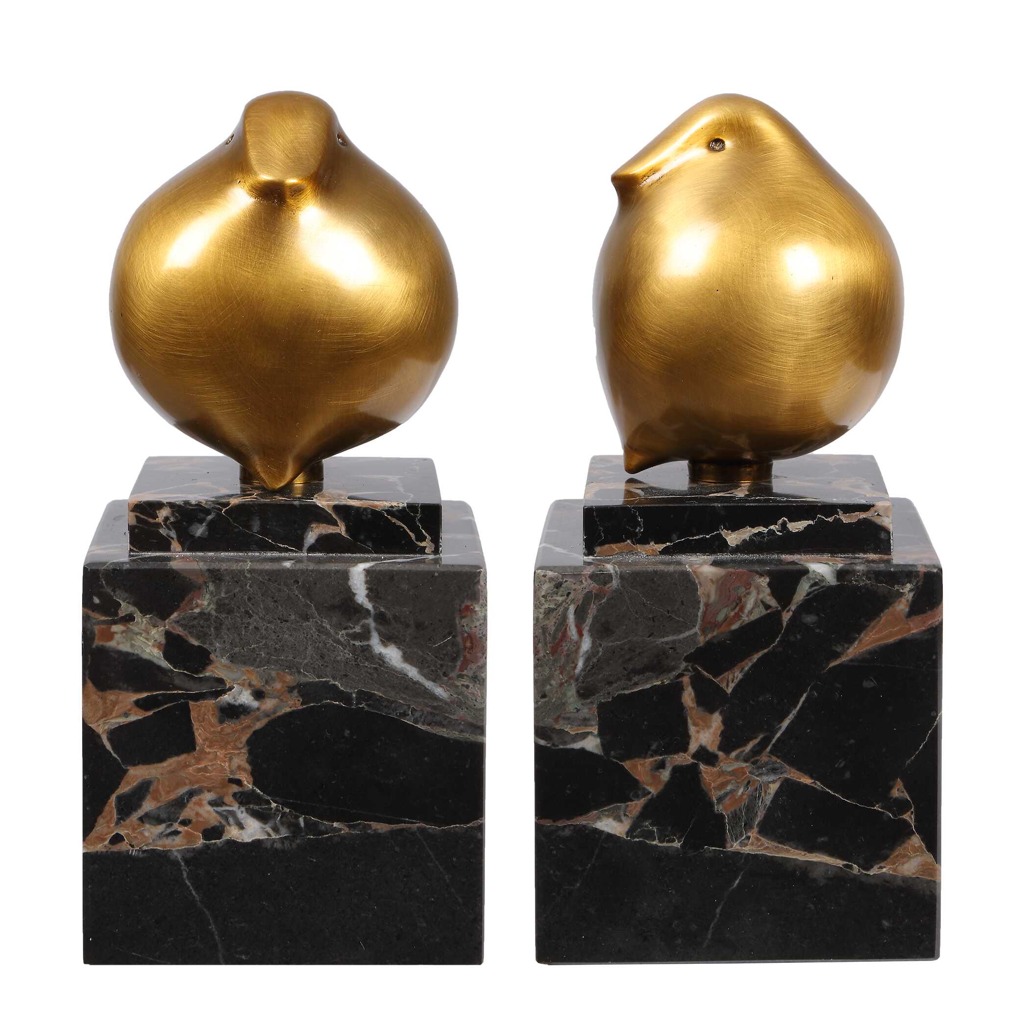 Uttermost Golden Finch Bird Figurines - Set of 2
