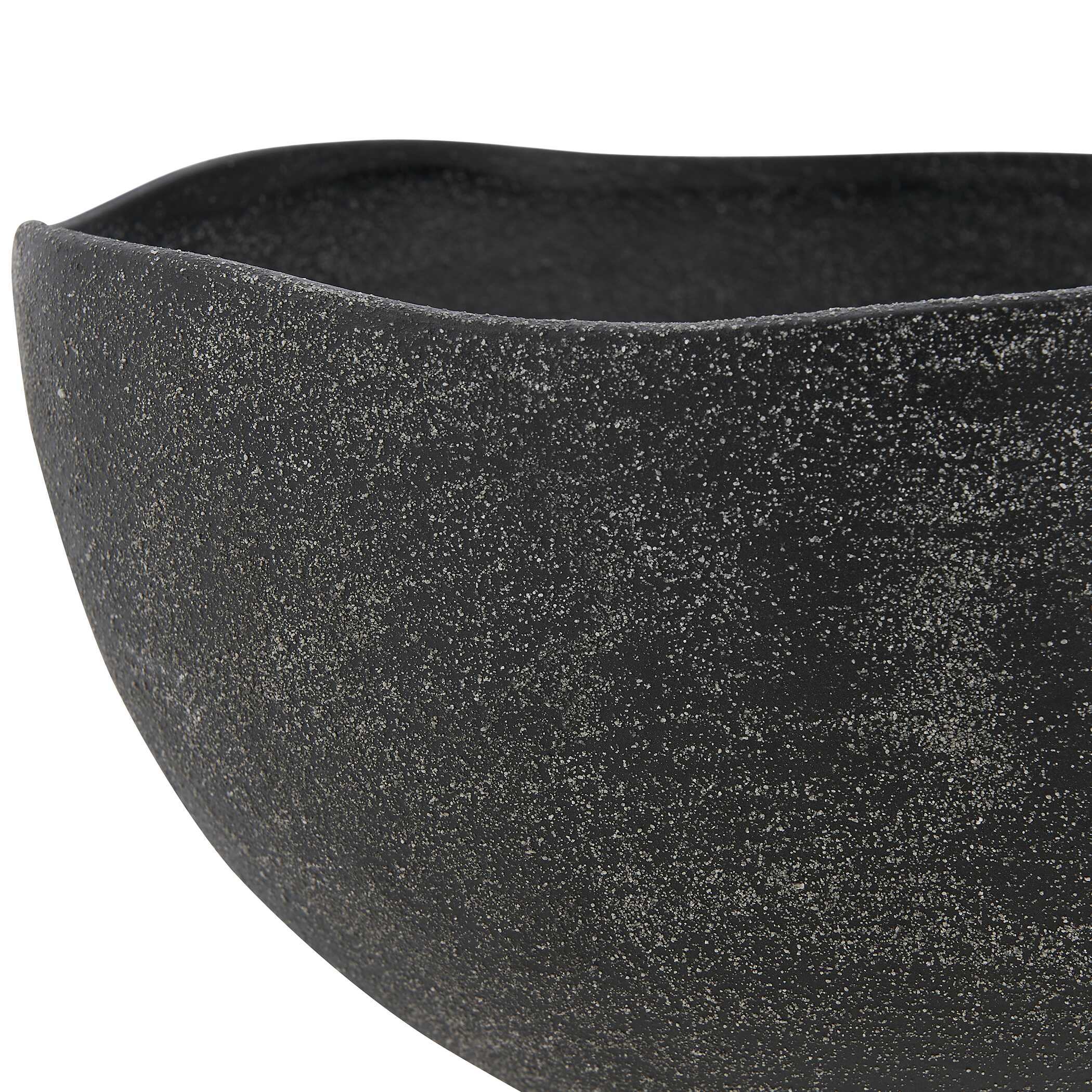 Uttermost Komorebi Indoor-Outdoor Black Bowl