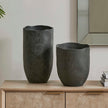 Uttermost Komorebi Indoor-Outdoor Black Vases - Set of 2