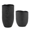 Uttermost Komorebi Indoor-Outdoor Black Vases - Set of 2