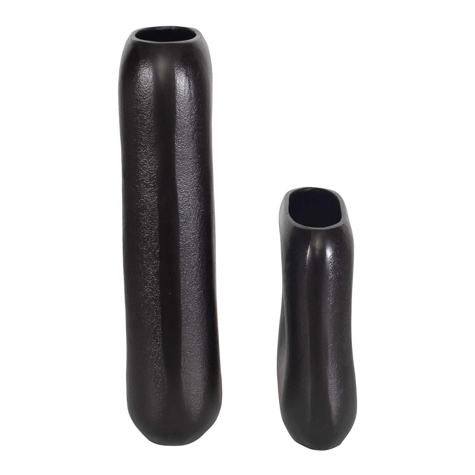 Uttermost Anodic Dark Brown Vases - Set of 2