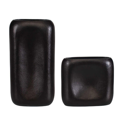Uttermost Anodic Dark Brown Vases - Set of 2