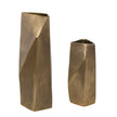 Uttermost GeoForm Indoor-Outdoor Brass Vases - Set of 2
