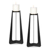 Uttermost Columnar Black Candleholders - Set of 2