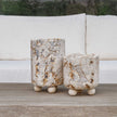 Uttermost Indoor-Outdoor Quarried Stone Candleholders - Set of 2