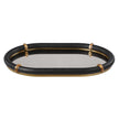 Uttermost Cyprus Black Oval Tray