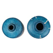 Uttermost Coastal Cascade Indoor-Outdoor Blue Vases- Set of 2