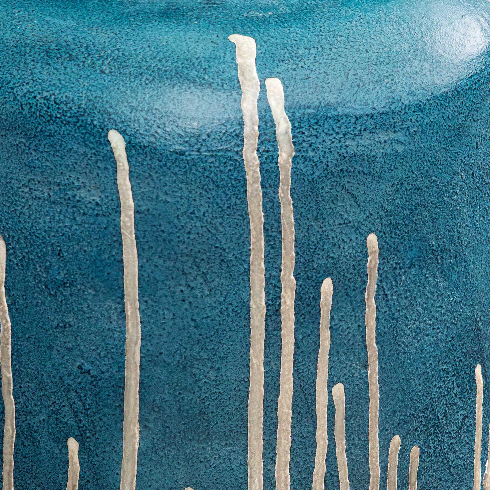 Uttermost Coastal Cascade Indoor-Outdoor Blue Vases- Set of 2