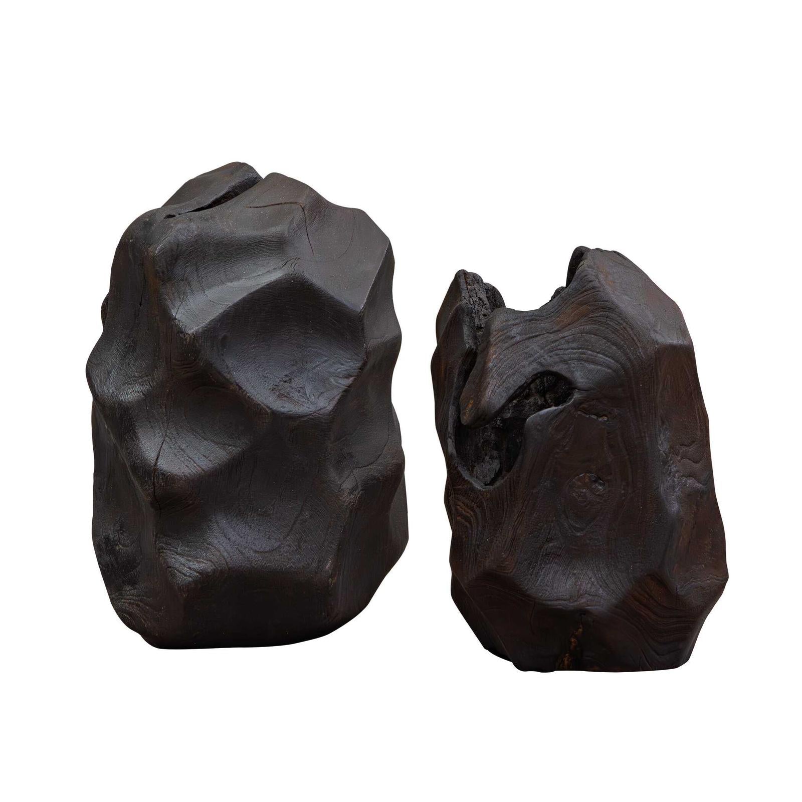 Uttermost Ember Root Teak Sculpture - Set of 2