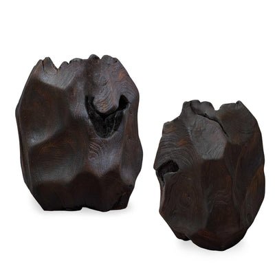 Uttermost Ember Root Teak Sculpture - Set of 2
