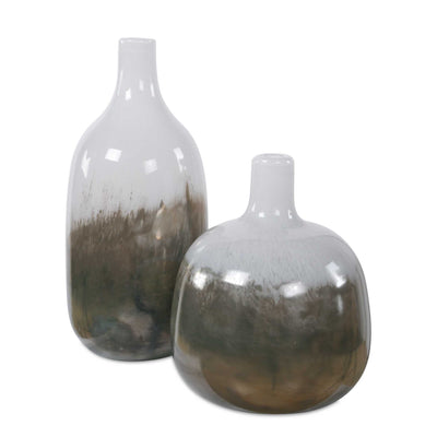 Uttermost Cardoni Smoke Vases - Set of 2