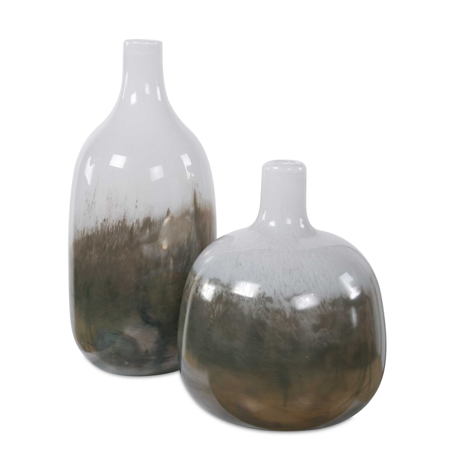 Uttermost Cardoni Smoke Vases - Set of 2