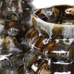 Uttermost Cuoco Glazed Brown Vases - Set of 2