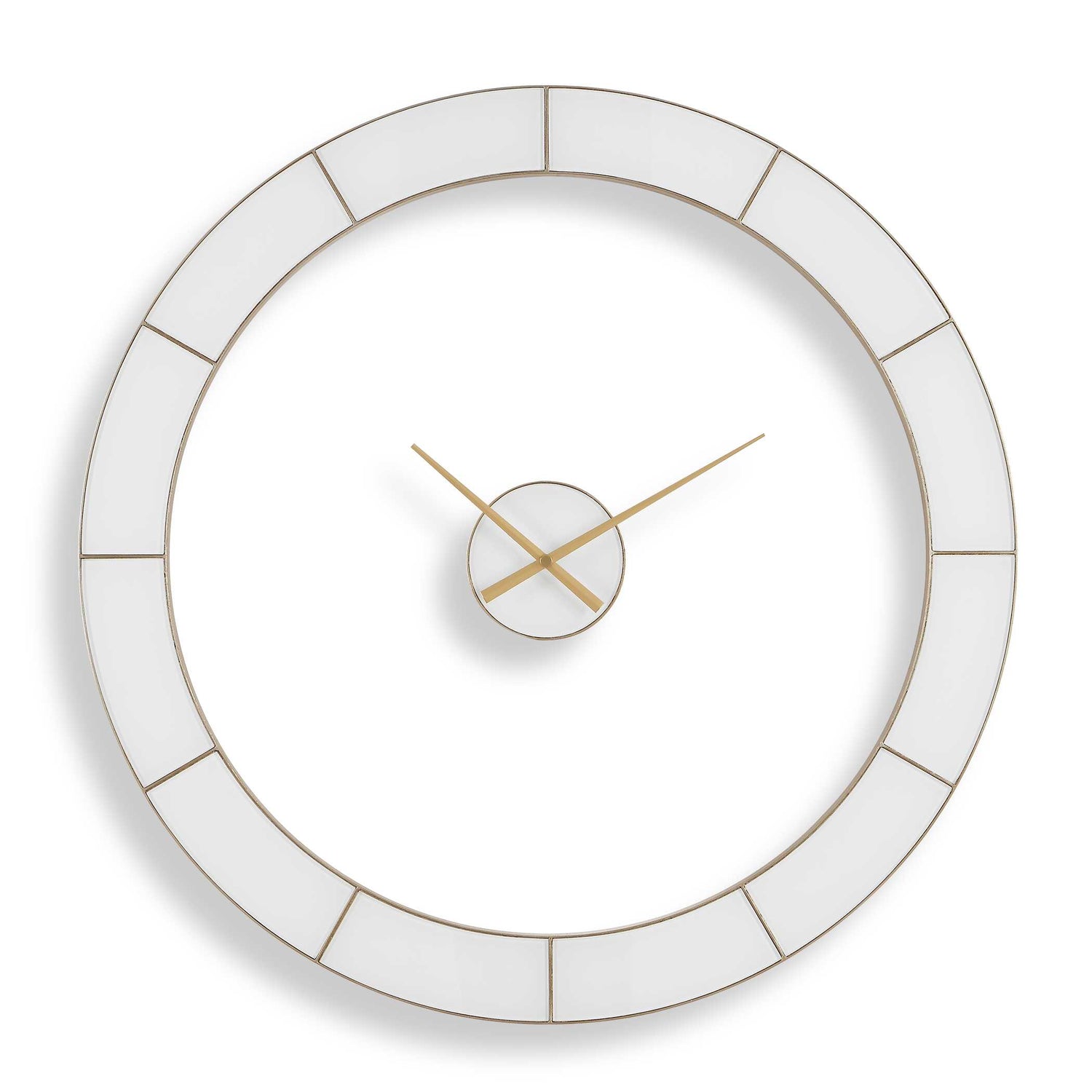 Uttermost Ivory Halo Minimalist Wall Clock