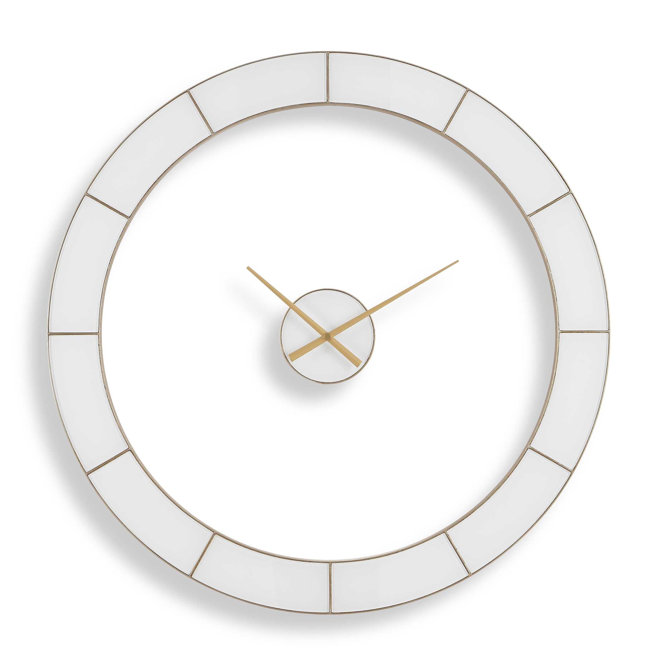Uttermost Ivory Halo Minimalist Wall Clock