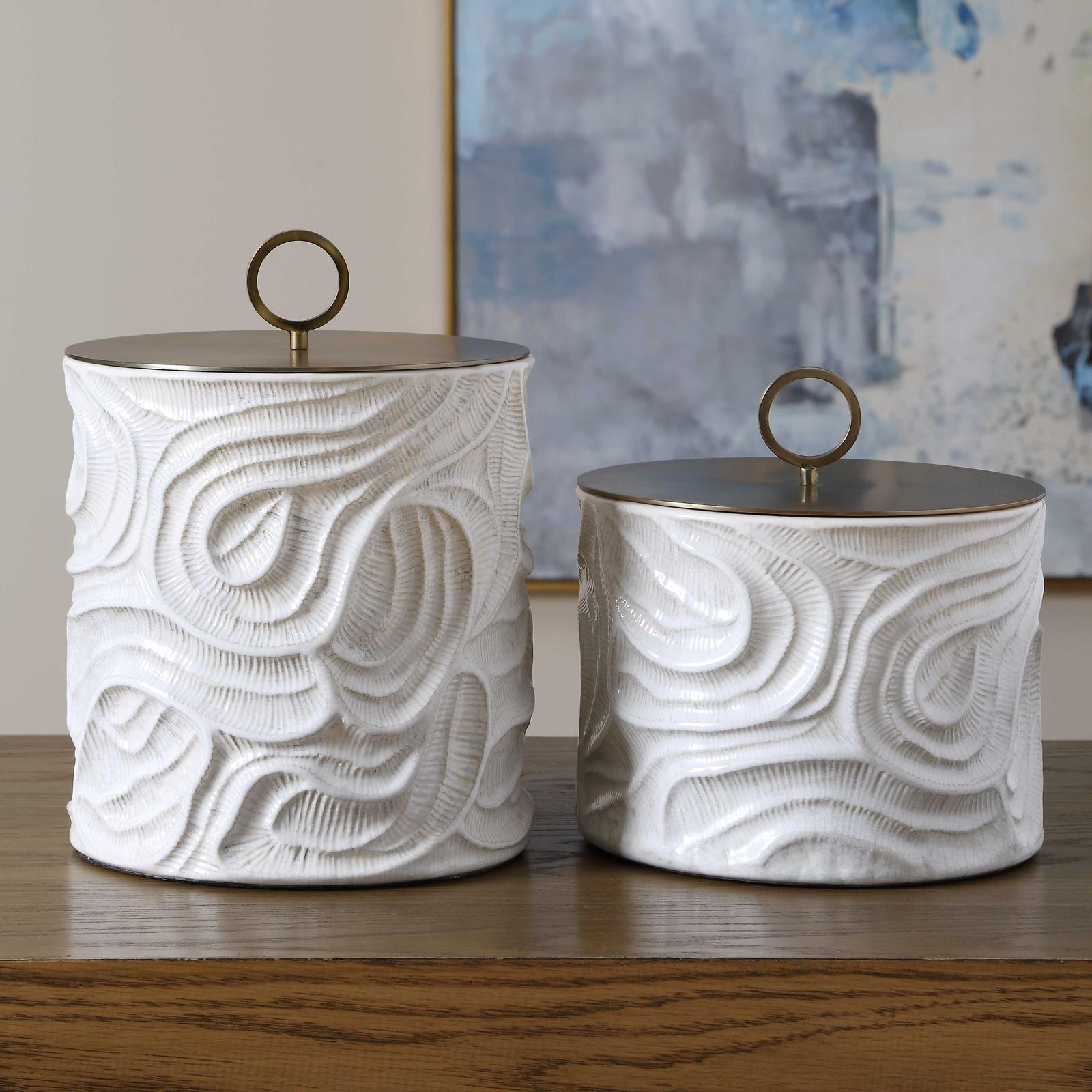 Uttermost Ivory Tide Canisters - Set of 2