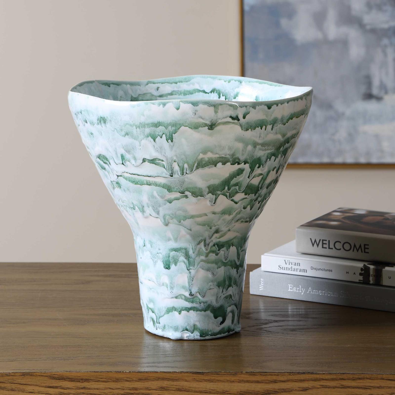 Uttermost Jameis Ceramic Watercolor Vase
