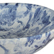 Uttermost Indigo Marble Pedestal Bowl