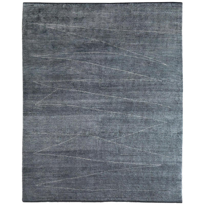 Feizy Agape 69H6F Modern Abstract Rug in Gray/Ivory