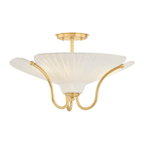 Hudson Valley Lighting Gerhard 3 Light Semi Flush Ceiling Light