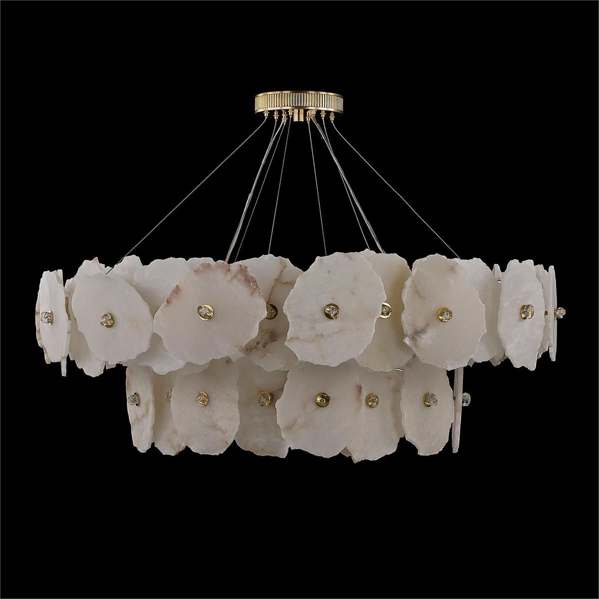 John Richard Montserrat Two-Tier Twenty-Four-Light Chandelier