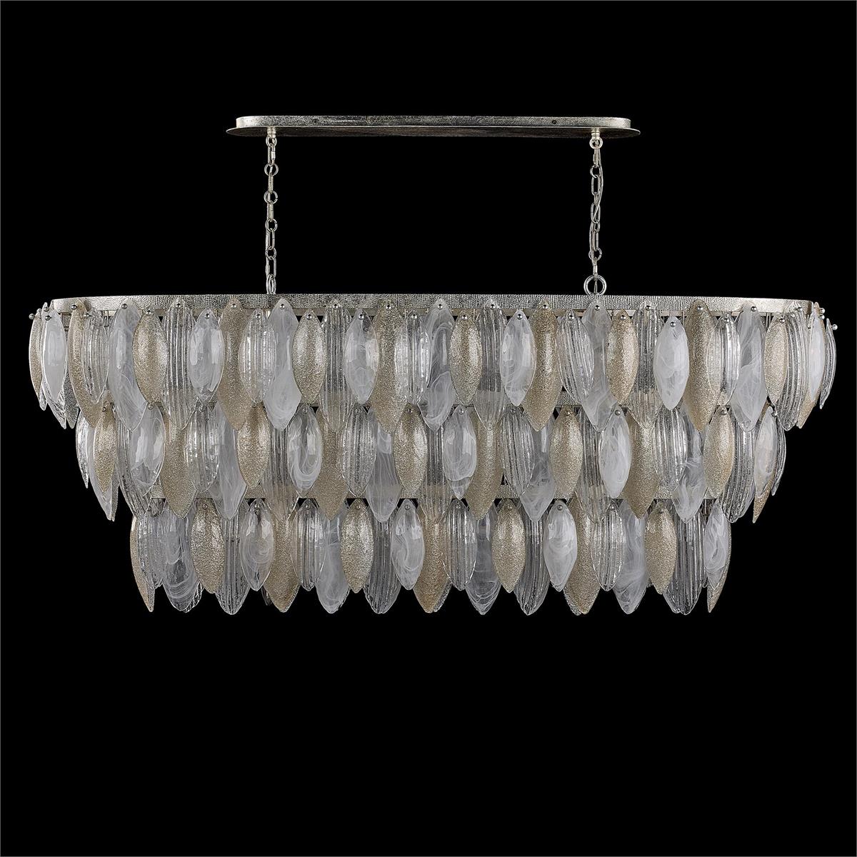 John Richard Aria Twenty-Two-Light Horizontal Chandelier