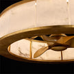John Richard Hadrian Chandelier with Fan