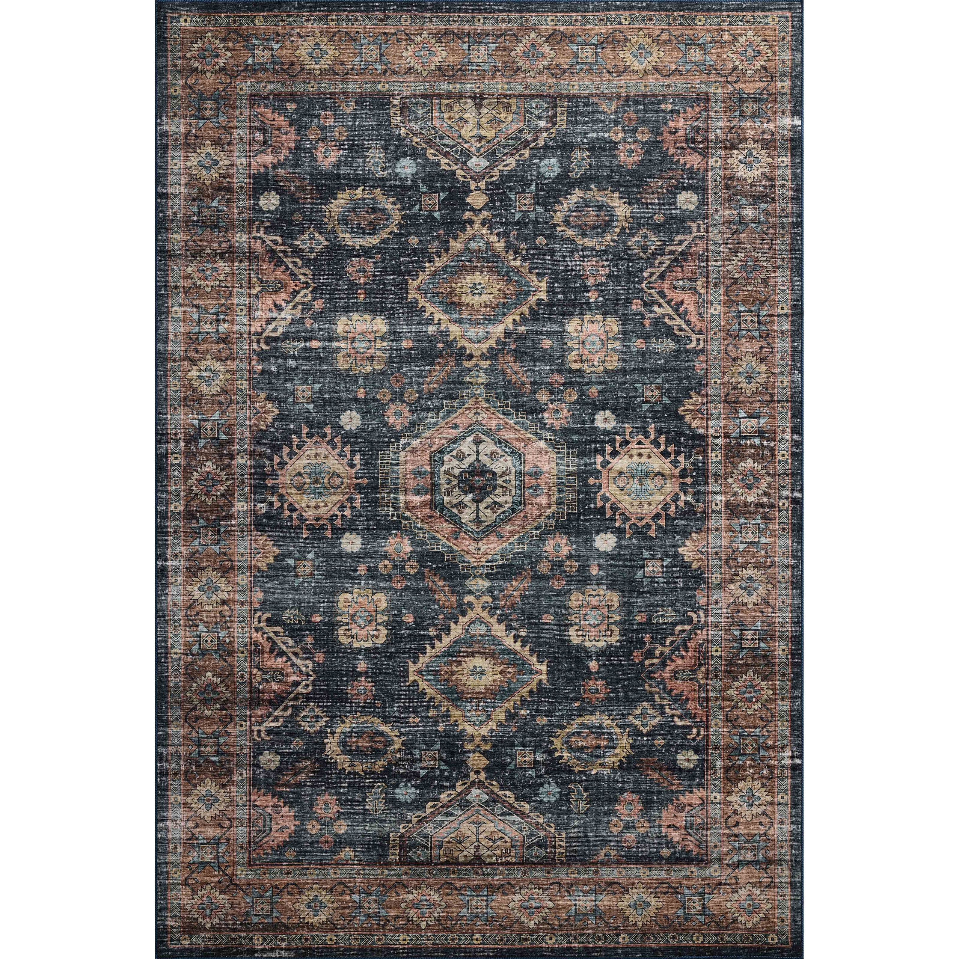 Loloi II Anniston ANS-03 Denim / Sunset Rug