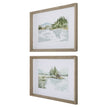 Uttermost Serene Lake Framed Prints - Set of 2