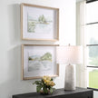 Uttermost Serene Lake Framed Prints - Set of 2