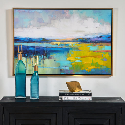 Modern Accents Sunset Over Calm Water by Jay Bryant Ward Art