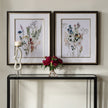 Uttermost Delicate Flowers Framed Prints - Set of 2