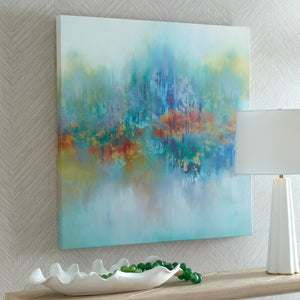 Modern Accents Earthtones Frameless Giclee On Canvas