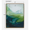 Uttermost Serene Green Framed Abstract Art