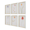 Uttermost Wild Flourish Framed Floral Prints - Set of 6