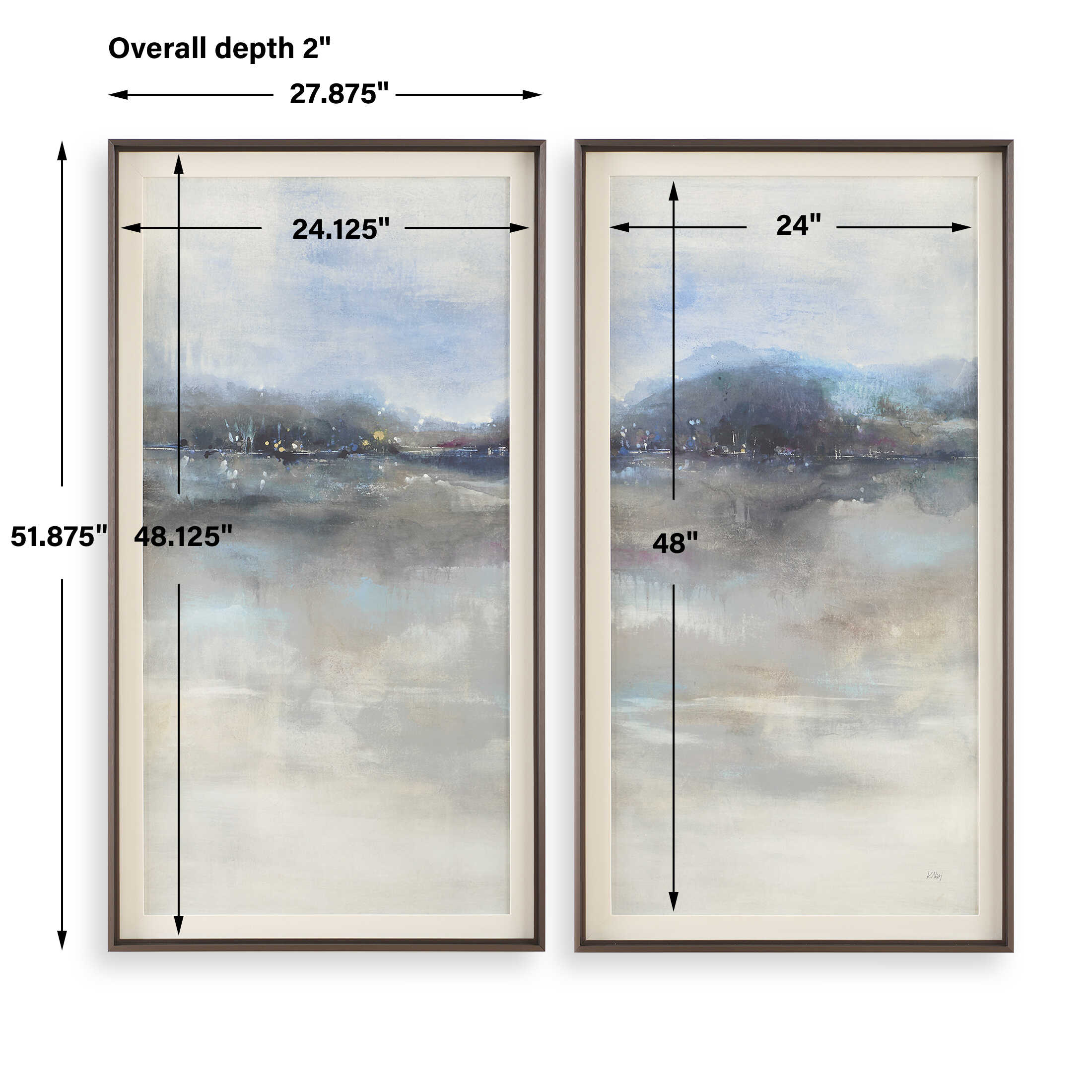 Uttermost Thinking Of You Landscape Prints - Set of 2