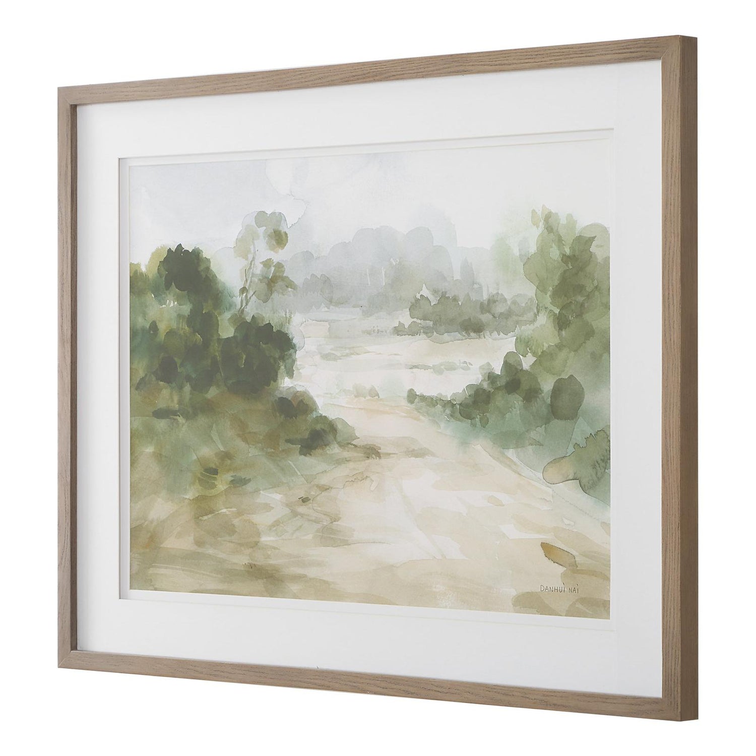Uttermost Verdant Watercolor Landscape Print