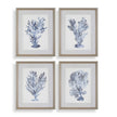 Uttermost Shibori Coral Framed Prints - Set of 4