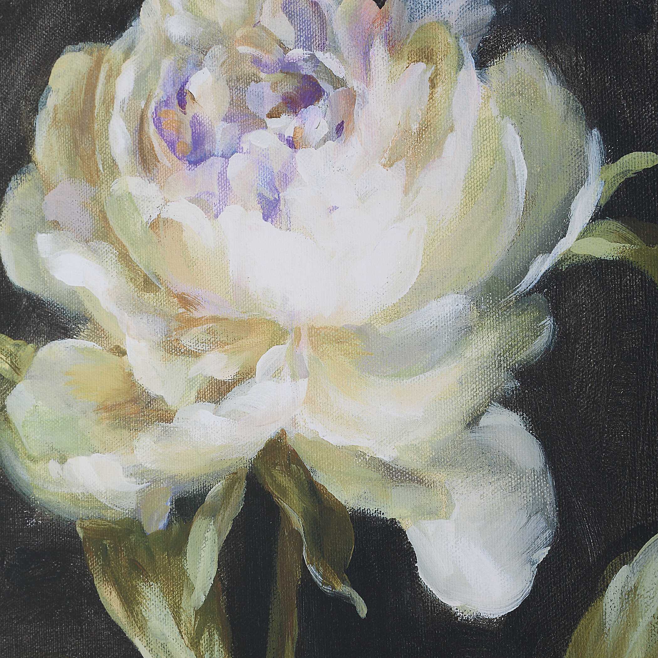 Uttermost Florals On Black Framed Prints - Set of 4