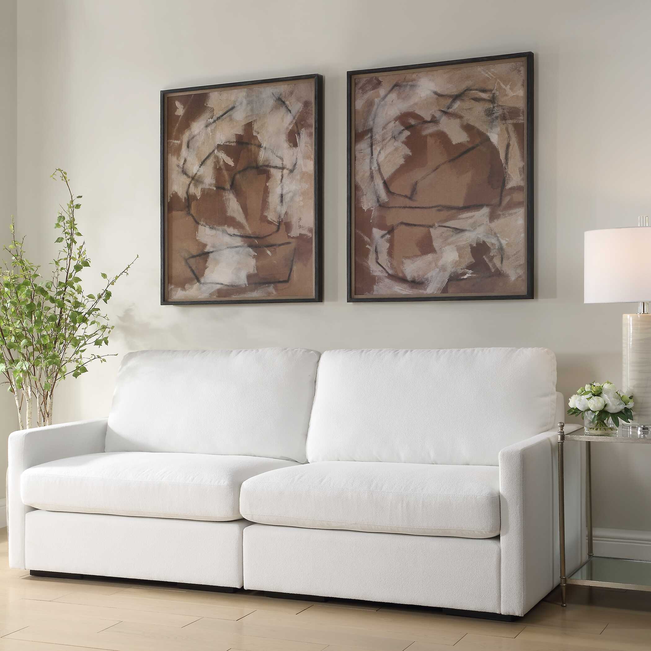 Uttermost Rush & Dash Framed Prints - Set of 2