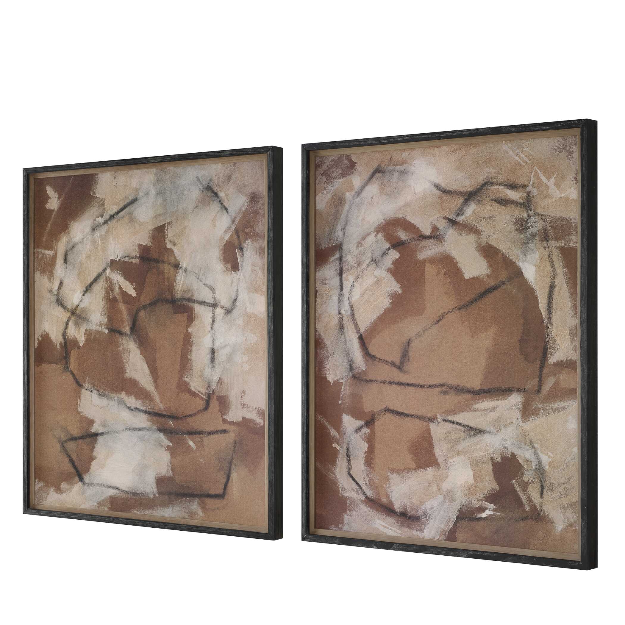 Uttermost Rush & Dash Framed Prints - Set of 2