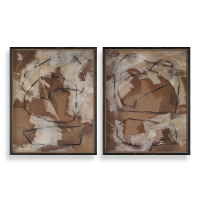 Uttermost Rush & Dash Framed Prints - Set of 2