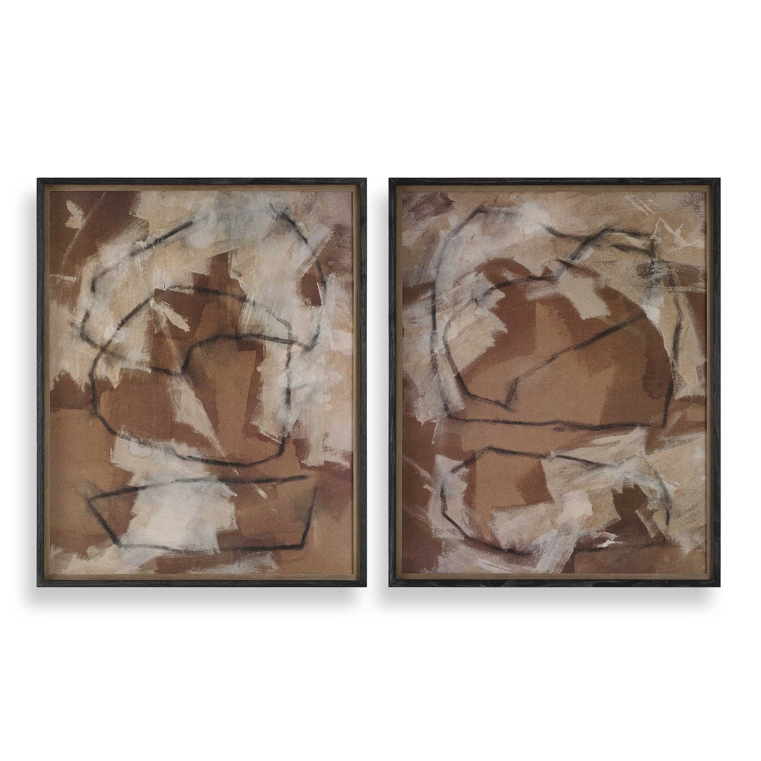 Uttermost Rush & Dash Framed Prints - Set of 2