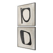 Uttermost Characters Abstract Art - Set of 2