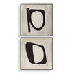 Uttermost Characters Abstract Art - Set of 2
