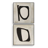 Uttermost Characters Abstract Art - Set of 2