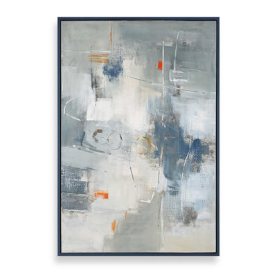 Uttermost Blueprint Hand Painted Modern Art